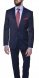 Dark blue wool Slim Fit suit