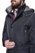 Dark blue winter parka