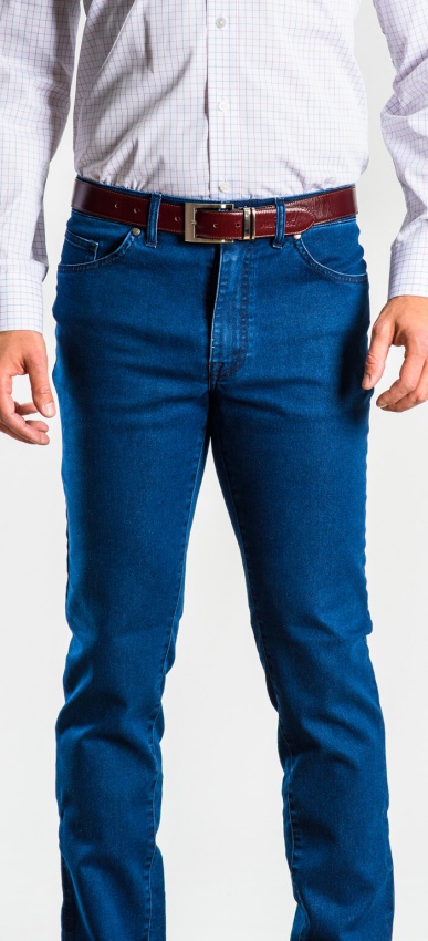 Tmavomodré džínsy