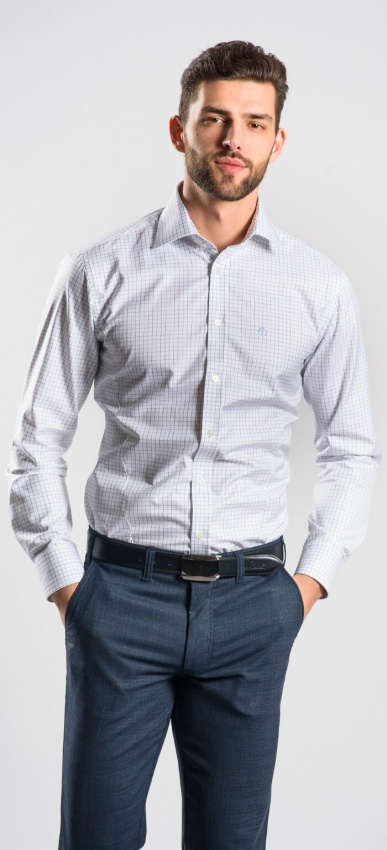 Casual checkered Extra Slim Fit shirt