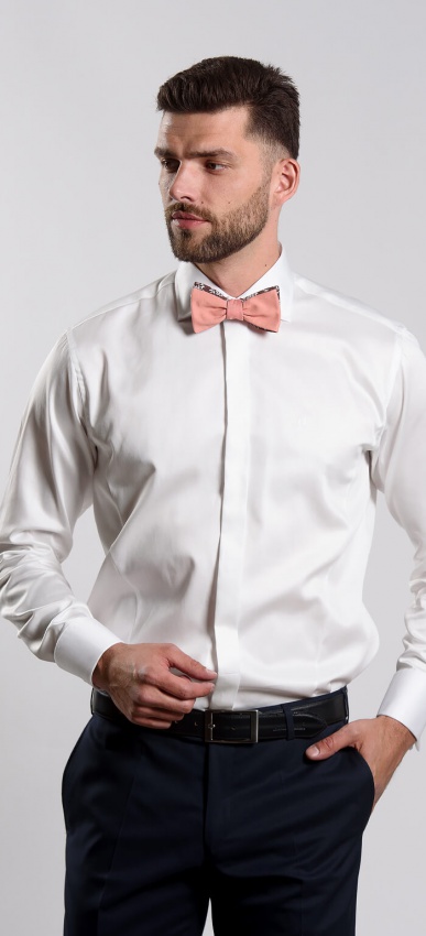 LIMITED EDITION champagne formal Slim Fit shirt