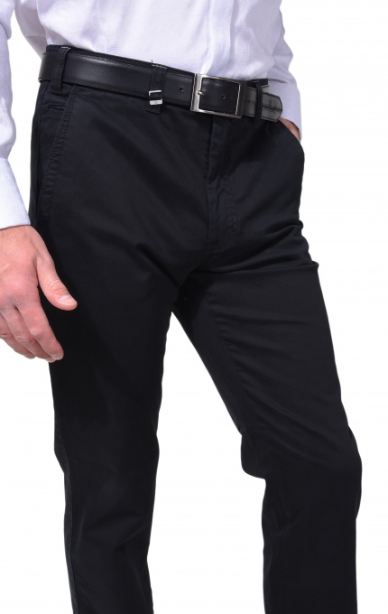 Casual black chinos