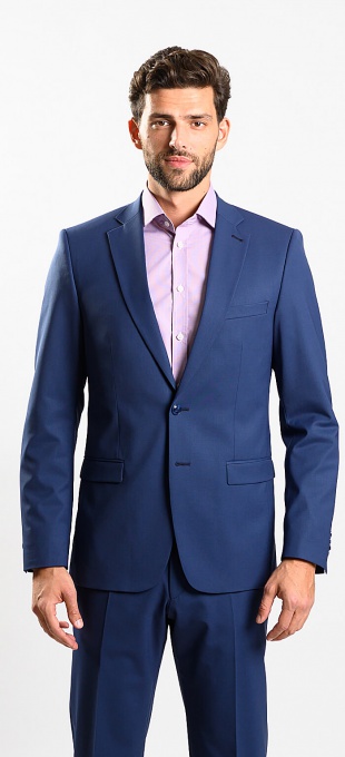 Dark blue Slim Fit suit - XL size