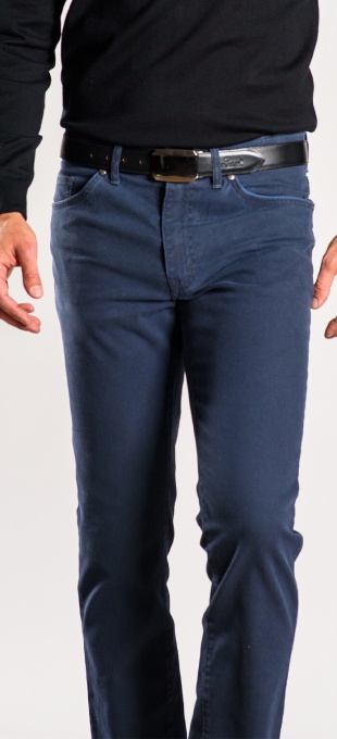 Grey-blue cotton jeans
