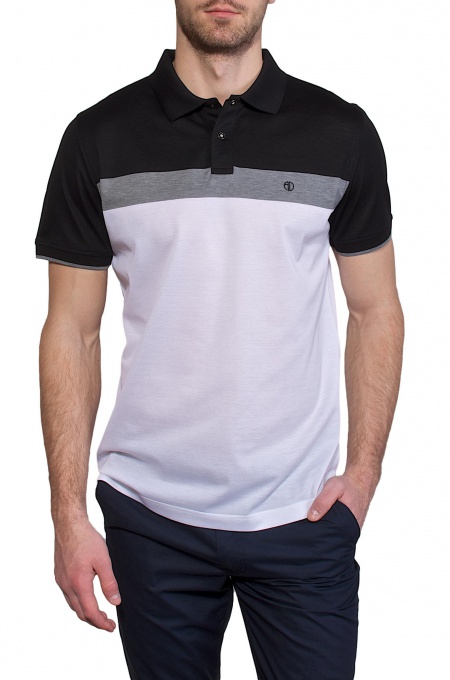 Black - white polo shirt