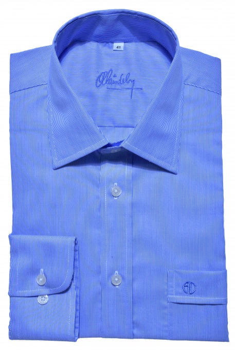 Blue Slim Fit business shirt