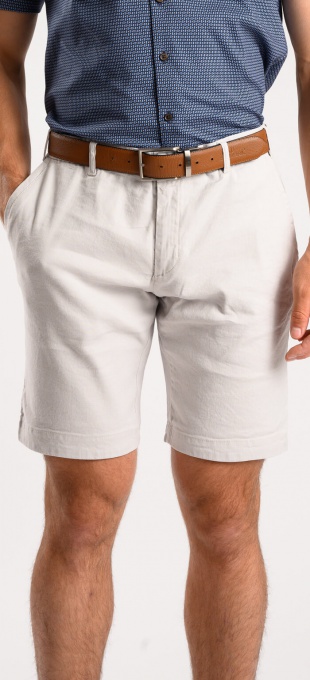 Light grey Linen Shorts