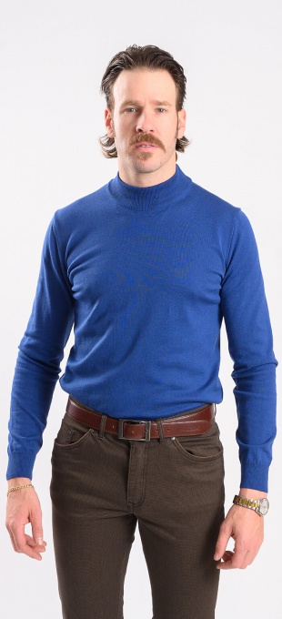 Dark blue rollneck