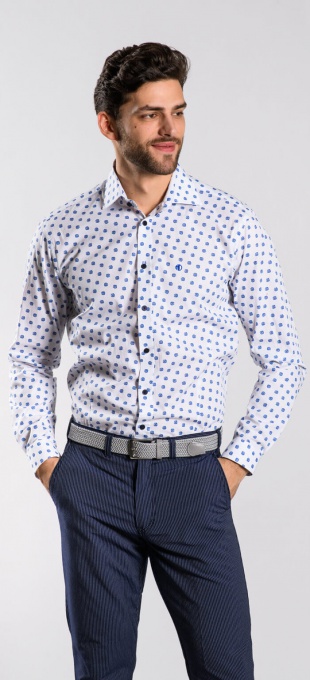 Voľnočasová Slim Fit košeľa