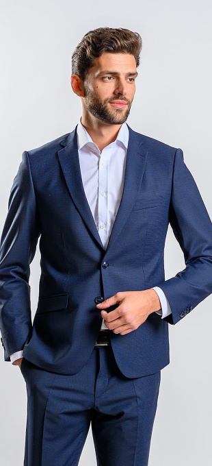 Blue Slim Fit suit