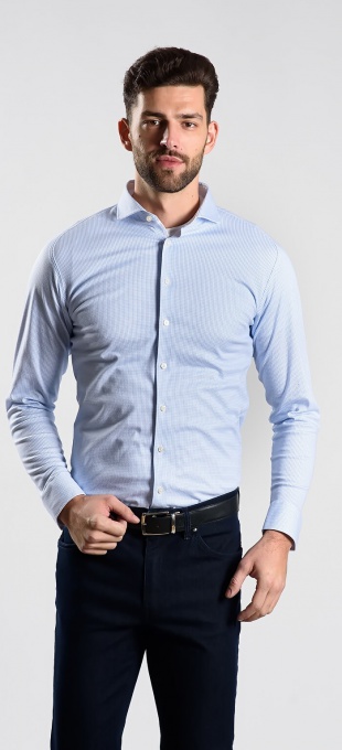 Casual Extra Slim cotton non-iron shirt