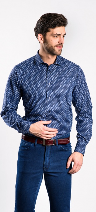 Bold casual Extra Slim Fit shirt - basic line
