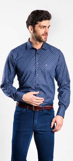 Výrazná voľnočasová Extra Slim Fit košeľa rady basic