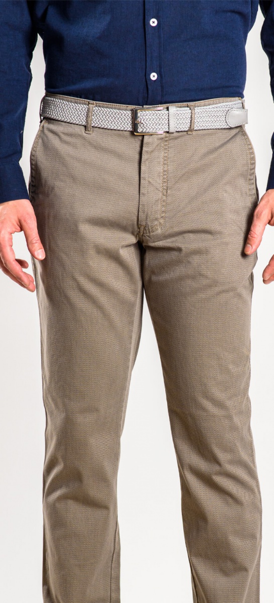 Beige casual chinos