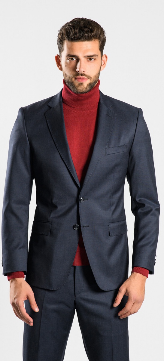 Anthracite wool suit