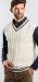 Sand woven vest