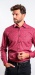 Red patterned Extra Slim Fit shirt