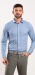 Blue stretch Extra Slim Fit non-iron shirt