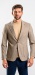 Beige cotton blazer