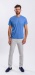 Blue T-Shirt with Fine Pattern