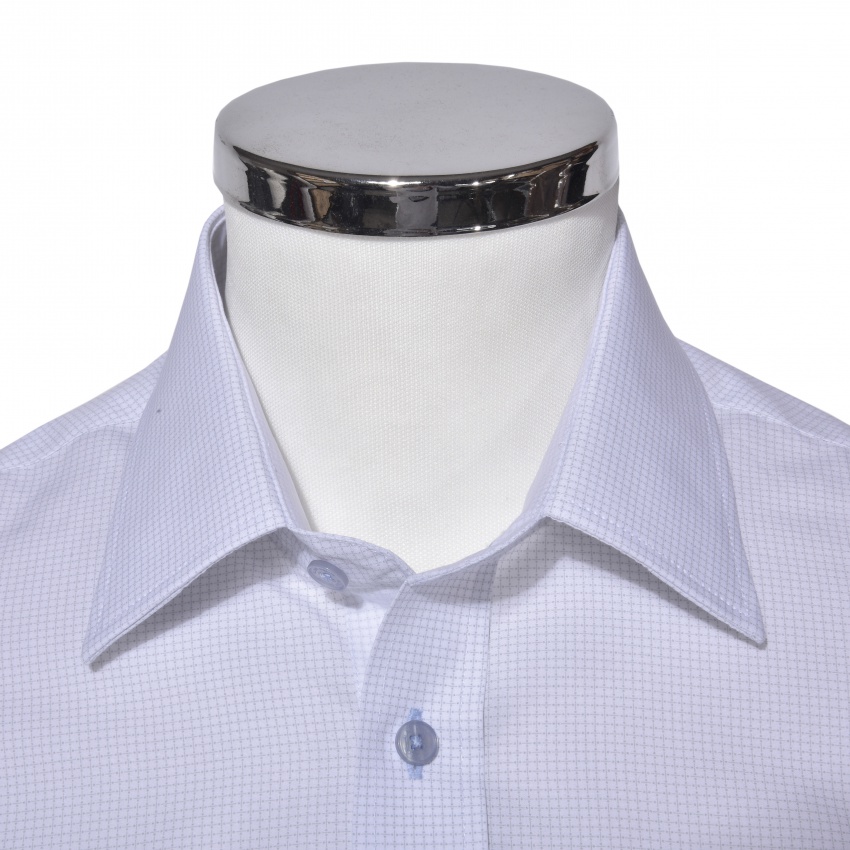 White Classic Fit business shirt - Shirts - E-shop | alaindelon.co.uk