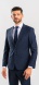 Dark Blue Checked Slim Fit Suit XL sizes