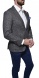 Grey unstructured blazer