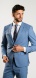 Light blue slim fit suit