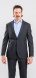 Grey Wool Checkered Slim Fit Suit