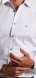 Blue Extra Slim Fit shirt with a small pattern