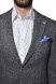 Grey unstructured blazer