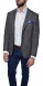 Grey unstructured blazer