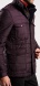 Burgundy padded jacket