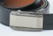 Reversible leather belt with easy fix buckle