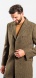 Hnedý kabát s prskaným vzorom