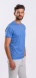 Blue T-Shirt with Fine Pattern