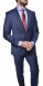 Tmavomodrý Slim Fit oblek