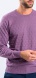 Purple knitted pullover