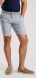 Blue cotton-linen shorts