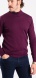 Burgundy red rollneck