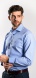 Modrá Extra Slim Fit košeľa rady Basic