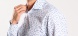 White Extra Slim Fit patterned shirt