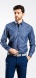 Tmavomodrá Extra Slim Fit košeľa rady Basic