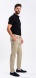Brown Sand Chino trousers with Pattern