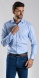 Modrá Slim Slim Fit business košeľa