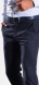 Dark blue linen trousers