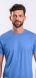 Blue T-Shirt with Fine Pattern