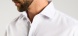 White Extra Slim Fit short sleeved shirt