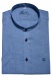 Blue linen Extra Slim Fit short sleeved shirt