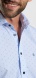 Light blue patterned Classic Fit shirt